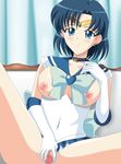  bishoujo_senshi_sailor_moon blush breasts censored large_breasts mizuno_ami nipples prede pussy sailor_mercury smile yagyuu_(prede) 