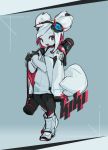  2019 android anthro clothed clothing female hi_res kiki_the_cyber_squirrel krita_(program) machine mammal mascot robot rodent sciurid solo text tree_squirrel tysontan 