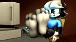  3_toes 3d_(artwork) animated anthro computer digital_media_(artwork) female foot_focus mammal mephitid sabrina_(sabrina_online) sabrina_online sfm-paws skunk soles solo toes webcomic 