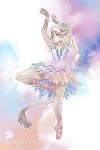  arms_above_head ballerina ballet breasts dancing dragonfu felid female lion mammal pantherine small_breasts 