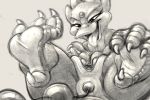  2018 4_toes anal anal_beads anal_masturbation anus bodily_fluids carrot_(artist) claws feet female feral fingering fingers genital_fluids golduck grey_background greyscale half-closed_eyes hi_res looking_at_pussy looking_pleasured low-angle_view masturbation monochrome nintendo pok&eacute;mon pok&eacute;mon_(species) pussy pussy_juice saliva scales sex_toy simple_background solo spread_legs spread_pussy spreading toes tongue tongue_out vaginal vaginal_fingering vaginal_masturbation video_games 