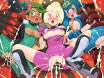  4:3 blush boris_(artist) breasts buzzwole female hi_res human human_focus lillie_(pok&eacute;mon) male male/female mammal nintendo penis pok&eacute;mon pok&eacute;mon_(species) pussy sex trial_captain_lana trial_captain_mallow ultra_beast video_games 