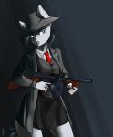  2019 anthro clothed clothing equid equine fan_character female friendship_is_magic gangster gun hi_res holding_object holding_weapon horse mafia mammal my_little_pony pony ranged_weapon simple_background solo suit weapon 