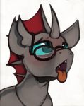  ahegao arthropod changeling cloudburst hi_res looking_pleasured male marsminer my_little_pony solo 