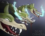  ambiguous_gender blood bodily_fluids breath_powers cuphead_(game) dead_chimera dragon dripping_blood fire fire_breathing gradient_background grim_matchstick group long_tongue open_mouth sharp_teeth simple_background smile teeth tongue video_games 