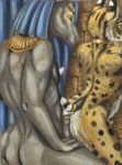  butt cadmiumtea cheetah deity egyptian_mythology erection felid feline fur hi_res male male/male mammal middle_eastern_mythology mythology penis set_(deity) set_(species) sex story story_in_description 