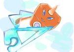  2016 ambiguous_gender animate_inanimate blue_eyes ghost living_machine machine nintendo not_furry orange_body pok&eacute;mon pok&eacute;mon_(species) poke_(artist) robot rotom solo spirit video_games wash_rotom 