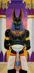  anthro anubian_jackal anubis canid canine canis deity egyptian_mythology jackal male mammal middle_eastern_mythology mythology solo tristanalexander 