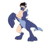 absurd_res alpha_channel ambiguous_gender hair hand_on_arm hi_res human_to_inanimate legendary_pok&eacute;mon lugia monster nintendo nude open_mouth plushie pockets pok&eacute;mon pok&eacute;mon_(species) shadow short_hair simple_background solo standing surprise tf-sential transformation transparent_background video_games 