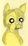  absurd_res adventure_time cartoon_network fur hi_res jake jake_the_dog pen pencil_(disambiguation) sketch traditional_media_(artwork) yellow_body yellow_fur 