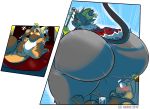  absurd_res anthro beverage big_butt butt crown food hi_res huge_butt kuroodod_(fursona) nintendo pok&eacute;mon pok&eacute;mon_(species) raichu satsui-n0-had0u staff video_games 