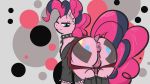 16:9 4k absurd_res anus clothing collar equid equine female feral friendship_is_magic goth hi_res mammal my_little_pony panties panties_down pinkie_pie_(mlp) poneboning pussy spiked_collar spikes underwear 