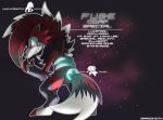  2019 ambiguous_gender anthro dragonith fak&eacute;mon fusion lycanroc midnight_lycanroc nintendo pok&eacute;mon pok&eacute;mon_(species) pok&eacute;mon_fusion smile video_games zoroark 