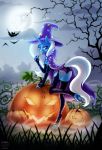 anthro chiropteran clothing equid female feral friendship_is_magic halloween hi_res holidays horn mammal moon my_little_pony night panties striped-chocolate trixie_(mlp) underwear unicorn 