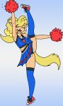  2018 anthro blonde_hair breasts callie_briggs cheerleader clothing color_edit colored digital_media_(artwork) domestic_cat edit felicity_longis felid feline felis female flexible footwear fur hair hanna-barbera long_hair mammal medium_breasts one_leg_up open_mouth open_smile panties pom_poms raised_leg redout shoes simple_background smile solo splits spread_legs spreading standing swat_kats tan_body tan_fur teeth underwear upskirt vertical_splits white_background 