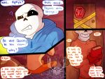  animated_skeleton bone book comic english_text hi_res holding_book holding_object lizheru not_furry papyrus_(undertale) sans_(undertale) skeleton text undead undertale video_games 