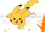  battle crowd fire grass group hi_res lightning male nintendo pikachu pok&eacute;mon pok&eacute;mon_(species) rey1119 simple_background video_games 