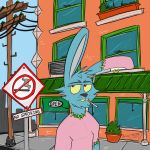  1:1 2019 2d_animation 3_toes animated anthro blue_body blue_fur buckteeth building cigarette city claws crush digital_media_(artwork) duo ear_piercing feet front_view fur hare hodgepodge_(krolik) krolik lagomorph leporid long_ears loop macro male male/male mammal multicolored_body multicolored_fur open_mouth pawpads paws piercing pink_body pink_fur rabbit red_eyes reptile scalie scar signature size_difference smoking standing stomping surgical_suture teeth toe_claws toes undead zombie 