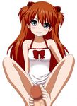  barefoot feet foot footjob neon_genesis_evangelion penis soryu_asuka_langley 