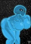  2019 absurd_res alien big_breasts breasts butt cleavage clothed clothing dark_samus female hi_res humanoid looking_at_viewer metroid metroid_(species) nintendo not_furry nude pizzaozzy_(artist) solo thick_thighs video_games 