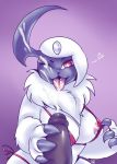  &lt;3 absol anthro bikini bodily_fluids breasts clothed clothing cum cum_on_face cum_on_tongue cumshot disembodied_penis duo ejaculation female female_focus first_person_view front_view genital_fluids handjob hi_res humanoid_penis male male/female male_pov mammal nintendo nipple_slip one_eye_closed orgasm penile penis pok&eacute;mon pok&eacute;mon_(species) sex skye3337 solo_focus swimwear tongue tongue_out video_games 