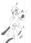  anthro bobby_(dreamkeepers) bound breasts cheetah dreamkeepers duo eyes_closed felid feline female fur hair hi_res male male/female mammal nipples nude sex small_breasts viriathus zagura 