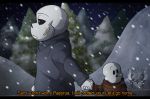  animated_skeleton bone brother brothers duo english_text hi_res lizheru male not_furry papyrus_(undertale) sans_(undertale) sibling skeleton text undead undertale video_games 