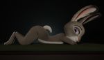  3d_(artwork) anthro butt chickenass digital_media_(artwork) disney female fur hi_res judy_hopps lagomorph leporid looking_at_viewer mammal multicolored_ears nude purple_eyes rabbit solo spread_legs spreading zootopia 