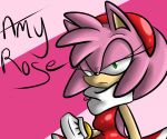  2014 amy_rose clothed clothing eulipotyphlan female green_eyes hedgehog looking_at_viewer mammal renee-moonveil solo sonic_(series) video_games 