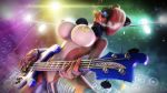  16:9 2019 3d_(artwork) animatronic bass_guitar big_breasts bikini bikini_bottom blue_eyes breasts cigar clothing detailed_background digital_media_(artwork) doctorpurple2000 eyewear female fingers five_nights_at_freddy&#039;s five_nights_at_freddy&#039;s_2 hair headphones hi_res machine mammal musical_instrument nipples piercing robot rockstar smoking solo source_filmmaker speaker stage sunglasses swimwear thong toy_freddy_(fnaf) ursid video_games 