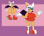  alternate_costume anthro big_breasts breasts clothed clothing clothing_swap female hi_res rouge_the_bat solo sonic_(series) tight_clothing tinydevilhorns tinydevilhorns_(artist) 