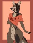  anthro bottomless breasts brown_body brown_fur brown_hair canid canine choker clothed clothing collar female fur hair hi_res jewelry looking_at_viewer mammal maned_wolf meme navel necklace open_mouth psalm pussy solo standing tongue tongue_out until_it_snaps url wide_hips wolfpsalm 