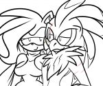  2014 accipitrid accipitriform amy_rose avian bird clothed clothing duo eulipotyphlan female hedgehog jet_the_hawk male mammal renee-moonveil scar simple_background sonic_(series) sonic_riders white_background 