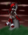  2014 blood bodily_fluids clothed clothing female grave hi_res renee-moonveil scarlet_soul sonic_(series) 