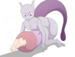  2019 3_toes 5_toes awesometacular balls butt cock_vore feet glans head_first humanoid_feet legendary_pok&eacute;mon male mewtwo nintendo penile penis pok&eacute;mon pok&eacute;mon_(species) shadow simple_background soles solo_focus toes video_games vore 