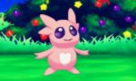  &lt;3 cheerly fak&eacute;mon fake_screenshot flower pink_body pink_skin plant pok&eacute;mon_clover pokemonphotoshoots purple_eyes smile video_games 