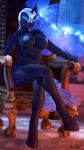  3d_(artwork) abs anthro anthrofied areola armor bedroom_eyes big_breasts blue_eyes blue_hair blue_nails breasts chair colored_nails crossed_legs digital_media_(artwork) doctor-sfm equid ethereal_hair eyeshadow female friendship_is_magic furniture hair half-closed_eyes headgear helmet hi_res hooves horn looking_at_viewer makeup mammal muscular muscular_female my_little_pony nails nightmare_moon_(mlp) nipples nude pseudo_hair purple_eyeshadow seductive slit_pupils solo source_filmmaker sparkles throne unicorn 