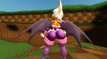  16:9 3d_(artwork) anthro anus_outline big_breasts big_butt breasts butt butt_focus camel_toe digital_media_(artwork) female green_hill_zone hi_res huge_breasts mammal rouge_the_bat sega solo sonic_(series) source_filmmaker standing technotrance thick_thighs video_games wide_hips 