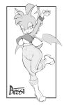  anthro argento bessi_the_bat big_breasts biped boots breasts camel_toe chiropteran clothed clothing erect_nipples fan_character female footwear gloves handwear hi_res high_heels legwear mammal monochrome nipples shoes simple_background sketch solo sonic_(series) spandex tight_clothing tights tube_top under_boob white_background wide_hips wings 