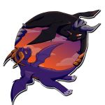  1:1 3_toes activision alpha_channel cloud dark_spyro digital_media_(artwork) dragon duo dusk fight flying hi_res horn red_eyes reptile runomye scalie simple_background sky skylanders skylanders_academy spyro spyro_the_dragon teeth toes transparent_background video_games wings 