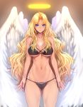  angel bastard!! bra cameltoe cleavage michael_(bastard!!) pantsu string_panties underboob wings zucchini 