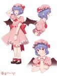  breast_hold goback remilia_scarlet touhou wings 