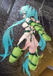  ass bondage hatsune_miku nipples pantsu thighhighs thong topless vocaloid wonder_turkey 