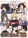  ! /\/\/\ 6+girls :q ;) aircraft akaboshi_koume anger_vein asymmetrical_bangs bangs bc_freedom_military_uniform beamed_sixteenth_notes black_eyes black_hair blonde_hair blouse blue_eyes blue_jacket blue_shirt blue_vest blush boko_(girls_und_panzer) braid brown_eyes brown_hair brown_jacket bubble_blowing cake character_name chewing_gum chi-hatan_military_uniform chin_rest clenched_hand clipboard commentary cup darjeeling dirigible dixie_cup_hat dress_shirt drill_hair eating eighth_note elbow_rest epaulettes eyebrows_visible_through_hair flower food freckles frown girls_und_panzer green_eyes grey_shirt grimace hair_rings half-closed_eyes hat high_collar holding holding_clipboard holding_cup holding_spoon holding_stuffed_animal hosomi_(girls_und_panzer) insignia itsumi_erika jacket keizoku_school_uniform kuromorimine_school_uniform long_hair long_sleeves looking_back marie_(girls_und_panzer) medium_hair mika_(girls_und_panzer) military military_hat military_uniform multiple_girls murakami_(girls_und_panzer) musical_note naomi_(girls_und_panzer) navy_blue_neckwear neckerchief nishi_kinuyo no_hat no_headwear one_eye_closed ooarai_naval_school_uniform red_jacket sailor sailor_collar salute school_uniform shirt short_hair silver_hair sleeves_rolled_up smile spark_plug speech_bubble spoon st._gloriana&#039;s_military_uniform striped striped_shirt stuffed_animal stuffed_toy teacup teddy_bear tied_hair tongue tongue_out translated twin_braids uniform vertical-striped_shirt vertical_stripes very_short_hair vest wavy_hair white_blouse white_headwear white_shirt yuuyu_(777) 
