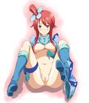  artist_request blue_eyes blush breasts fuuro_(pokemon) gym_leader large_breasts nude pokemon pokemon_(game) pokemon_black_and_white pokemon_bw pussy red_hair smile uncensored 