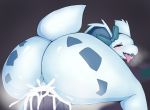  accessory ahegao anus ayzcube big_butt blush bodily_fluids butt cum cum_in_pussy cum_inside eye_roll female genital_fluids hair_accessory hair_bow hair_ribbon hi_res looking_pleasured nidorina nintendo pok&eacute;mon pok&eacute;mon_(species) red_eyes ribbons saliva steam tears thick_thighs tongue tongue_out vaginal video_games wide_hips 