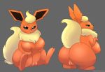  big_breasts big_butt breasts busty_feral butt eeveelution female feral flareon hi_res mammal nintendo pok&eacute;mon pok&eacute;mon_(species) pussy short_stack smushpretzel solo thick_thighs tongue tongue_out video_games wide_hips 