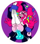  &lt;3 ahegao alien anal blush bodily_fluids cartoon_network clothed clothing crying gem_(species) gloves grabbing_legs hair handwear humanoid legwear looking_pleasured not_furry open_mouth penetration pink_body pink_hair pink_skin pussy riaea sex shining_cock spinel_(steven_universe) steven_universe tears tongue tongue_out 