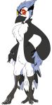  absurd_res anthro avian avis_jay bird blue_jay bottomless clothed clothing corvid digital_media_(artwork) dragomikh feathers happy hi_res jacket jay_(bird) male new_world_jay partially_clothed solo standing toony topwear 