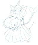  2018 big_breasts bodily_fluids breasts clothing dress eeveelution female flower hi_res huge_breasts nintendo obikuragetyan plant pok&eacute;mon pok&eacute;mon_(species) staryu sweat vaporeon video_games wardrobe_malfunction 